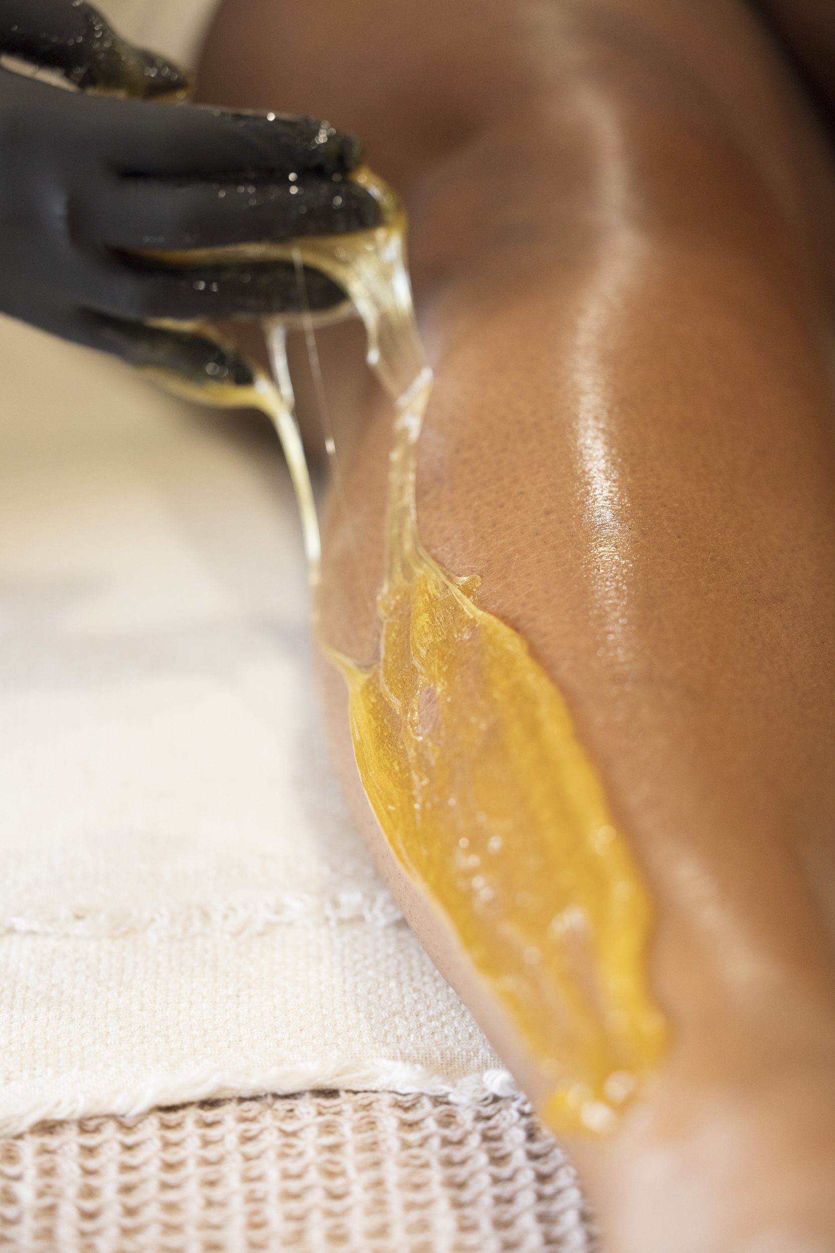 Sugaring hair removal service at Avella Beauty salon in Phoenix AZ